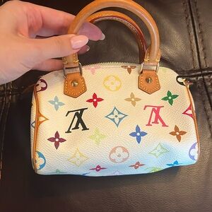 Vintage authentic Louis Vuitton Speedy Nano - white no damage no receipt